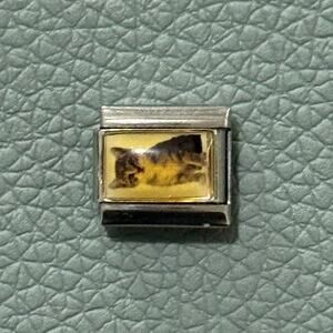Cat Italian Charm Bracelet Link